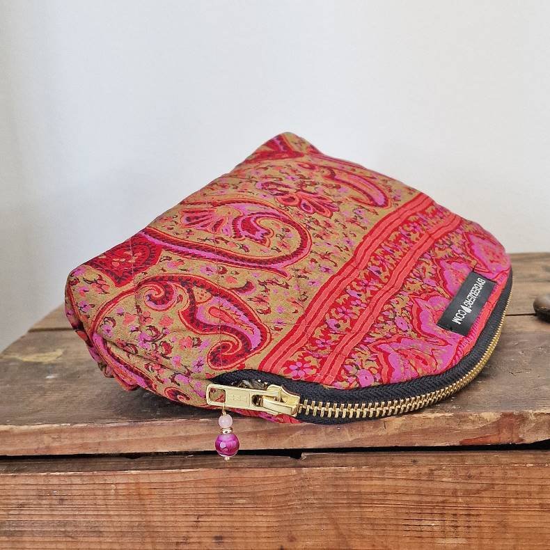 Silke kosmetikpung Pink/lime