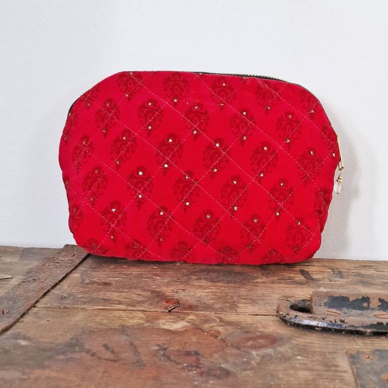 Silke kosmetikpung i rd 