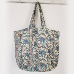 Silke Vintage taske lys turkis