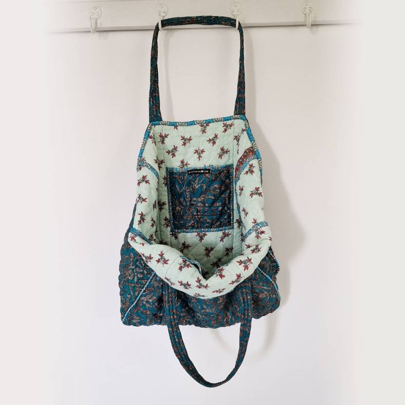 Silke Vintage taske turkis