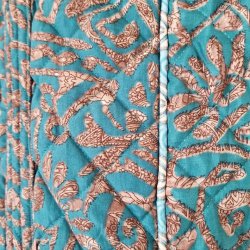 Silke Vintage taske turkis