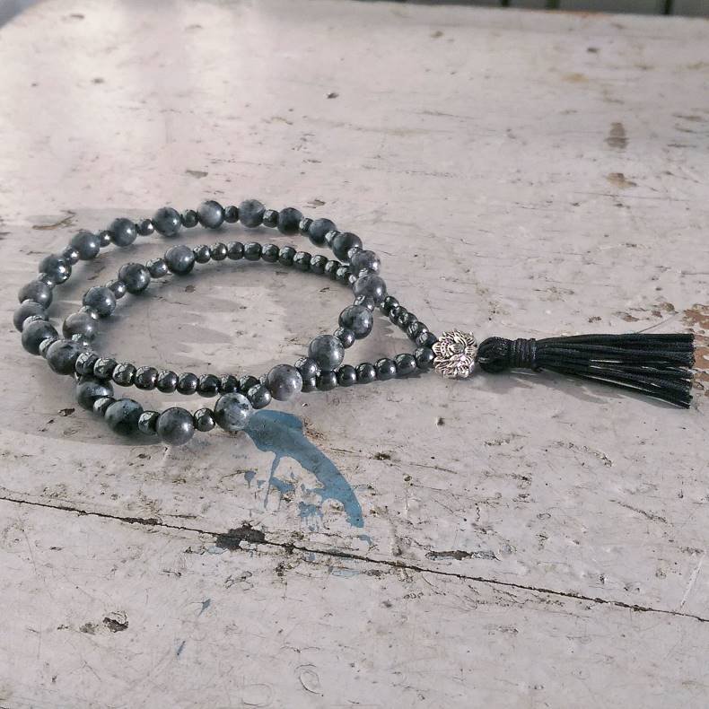 Mala braclet lavekite 