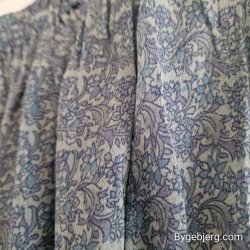 Silke bukser vintage saree lysebl m/xl