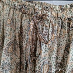 Silke bukser vintage saree fldefarvede m/xl