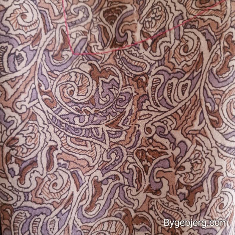 Silke bukser vintage saree mrk rosa m/xl