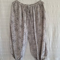 Silke bukser vintage saree grhvide m/xl
