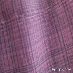 Silke bukser vintage saree rdbrun m/xl