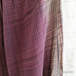 Silke bukser vintage saree rdbrun m/xl