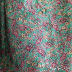 Silke bukser vintage saree grn/brun m/xl