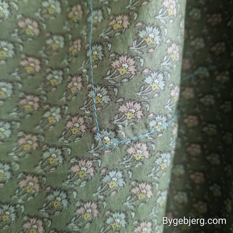 Silke bukser vintage saree grn m/xl