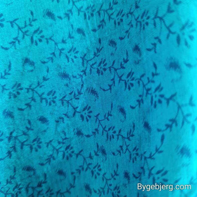 Silke bukser vintage saree grnturkis m/xl