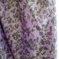 Silke bukser vintage saree lilla/grn m/xl