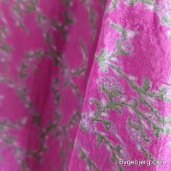 Silke bukser vintage saree klar pink m/xl