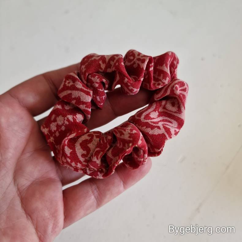 Scrunchies rd vintage silke Small