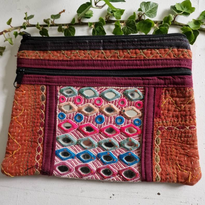 Kantha clutch Large