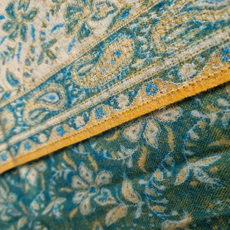 Meditationstppe grn/gul