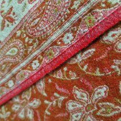 Meditationstppe brndt orange/brun/rd og rhvid