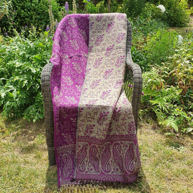 Meditations tppe i Ceriselilla/flde 