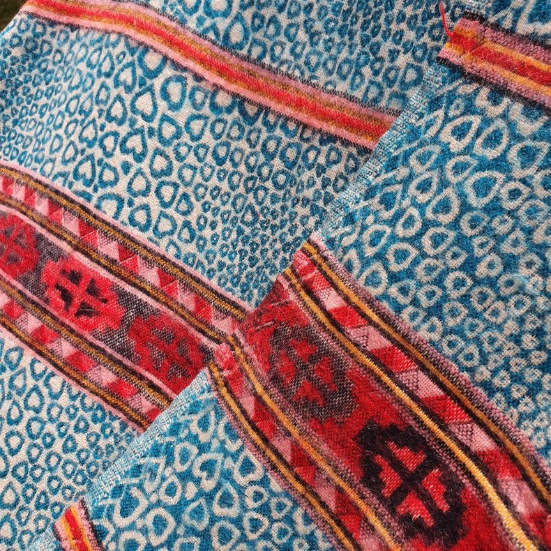 Indianer meditations tppe turkis