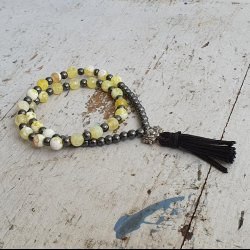 Mala braclet yellow