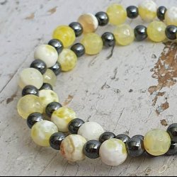 Mala braclet yellow