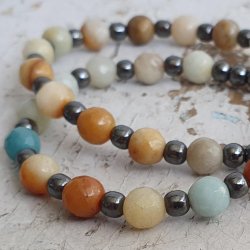 Mala braclet amazonite