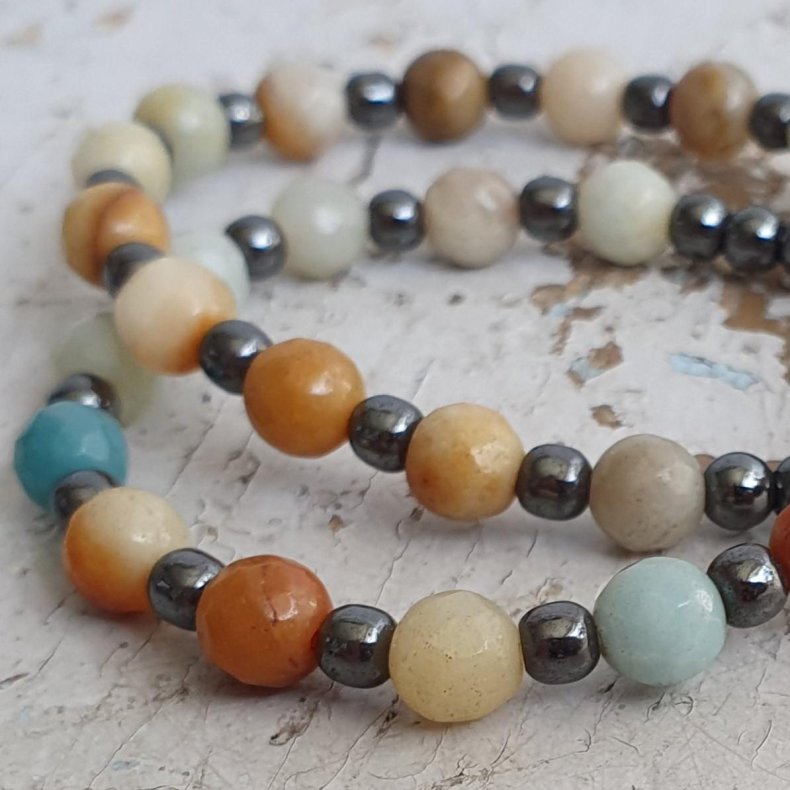 Mala braclet amazonite