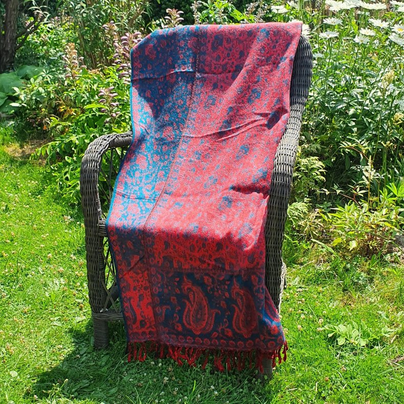 Meditations tppe stvet rdlig/bl