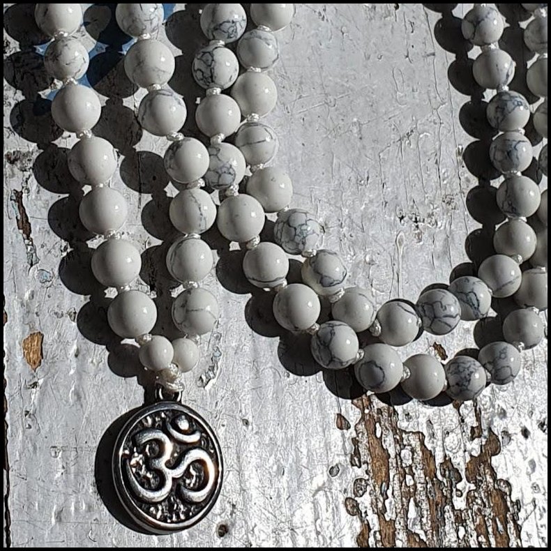 Howlite Unisex Ohm luksus boheme mala