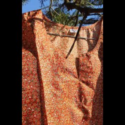 Tunika Orangerd silke str. M