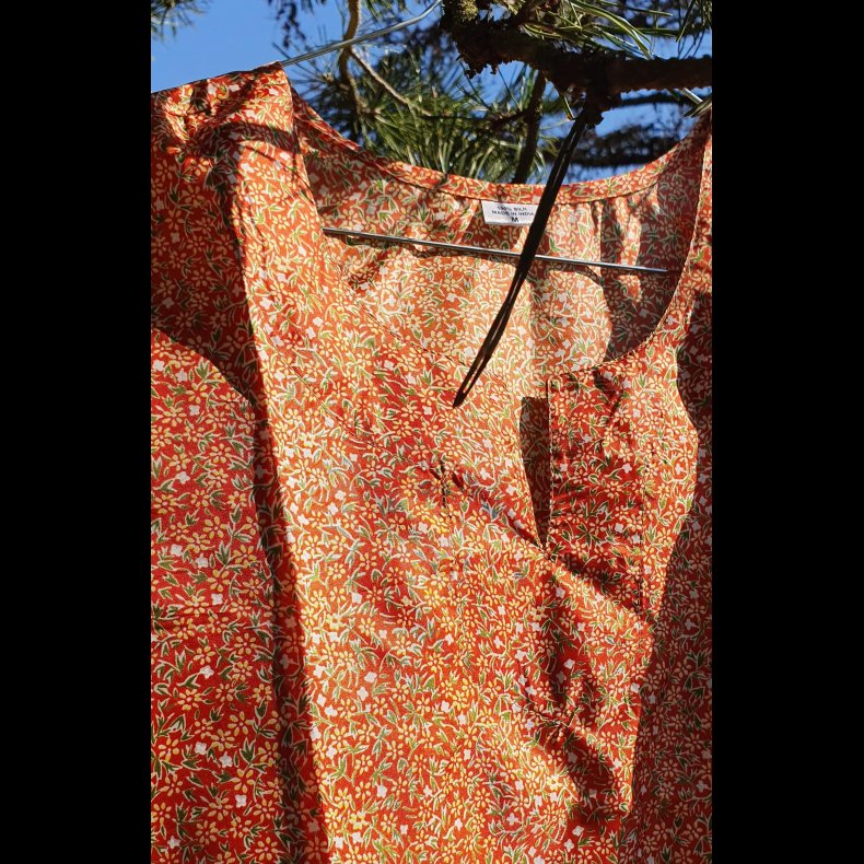 Tunika Orangerd silke str. M