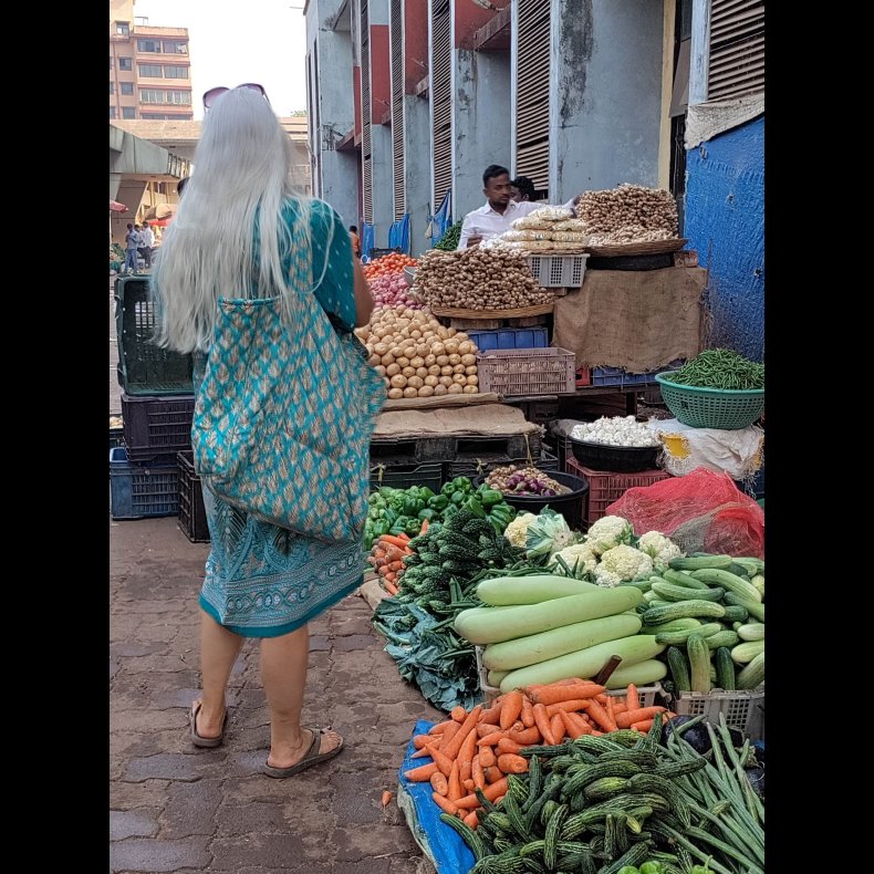 Silke Vintage taske turkis